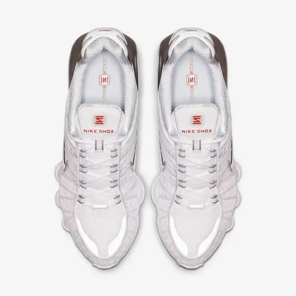 Nike Shox TL White Metallic Silver