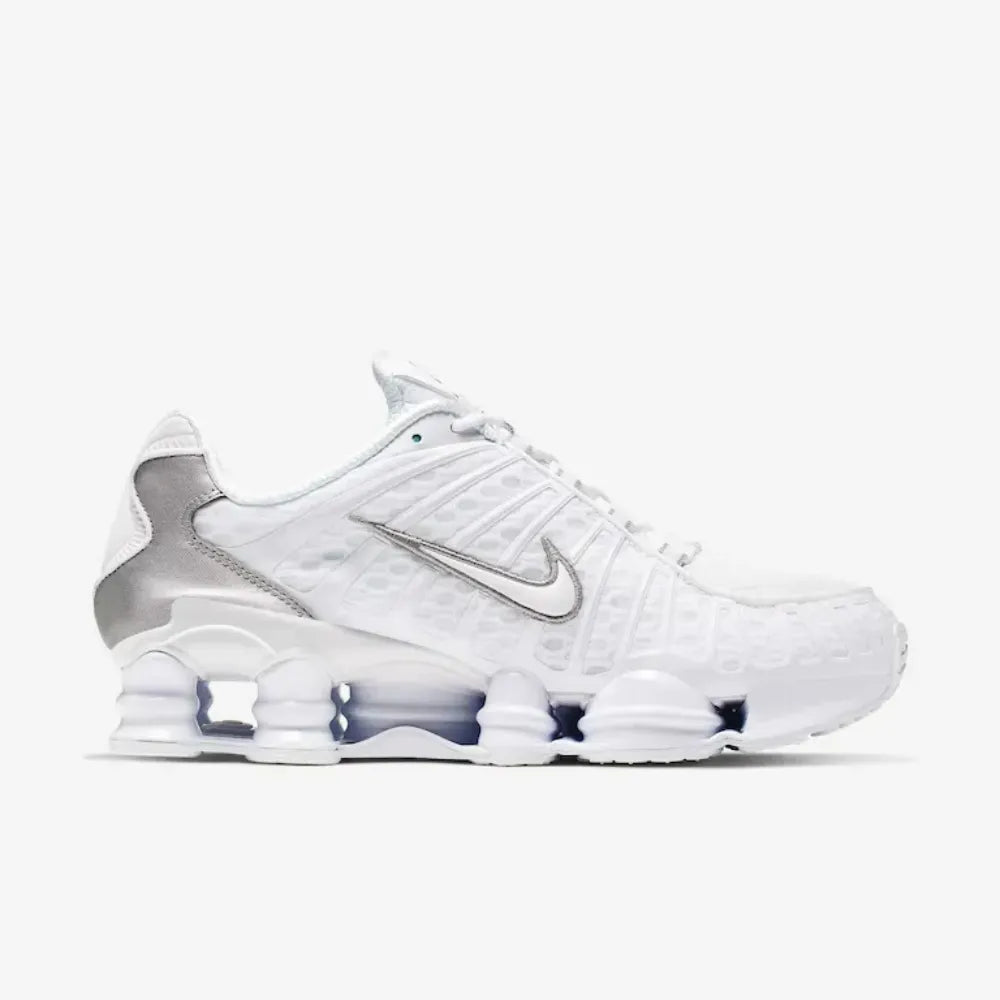 Nike Shox TL White Metallic Silver