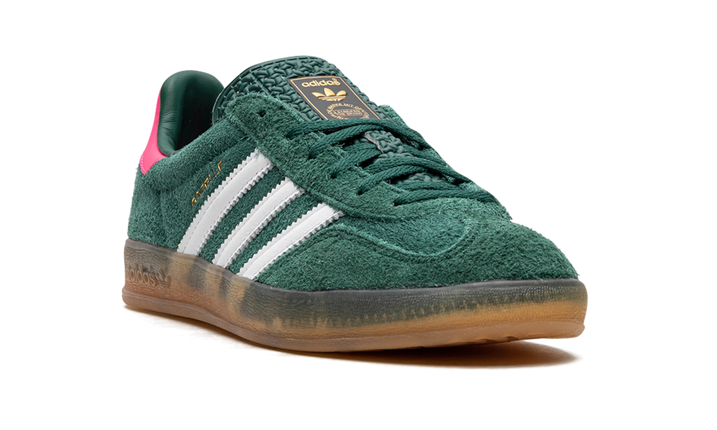 Adidas Gazelle Indoor Collegiate Green Lucid Pink - 365 Sneakers