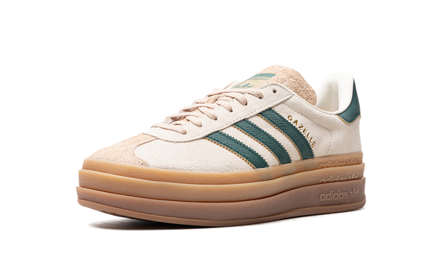 Adidas Gazelle Bold Magic Beige Collegiate Green - 365 Sneakers