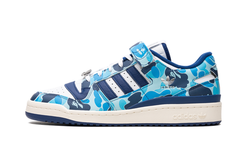 Adidas Forum 84 Low Bape 30th Anniversary Blue Camo - 365 Sneakers