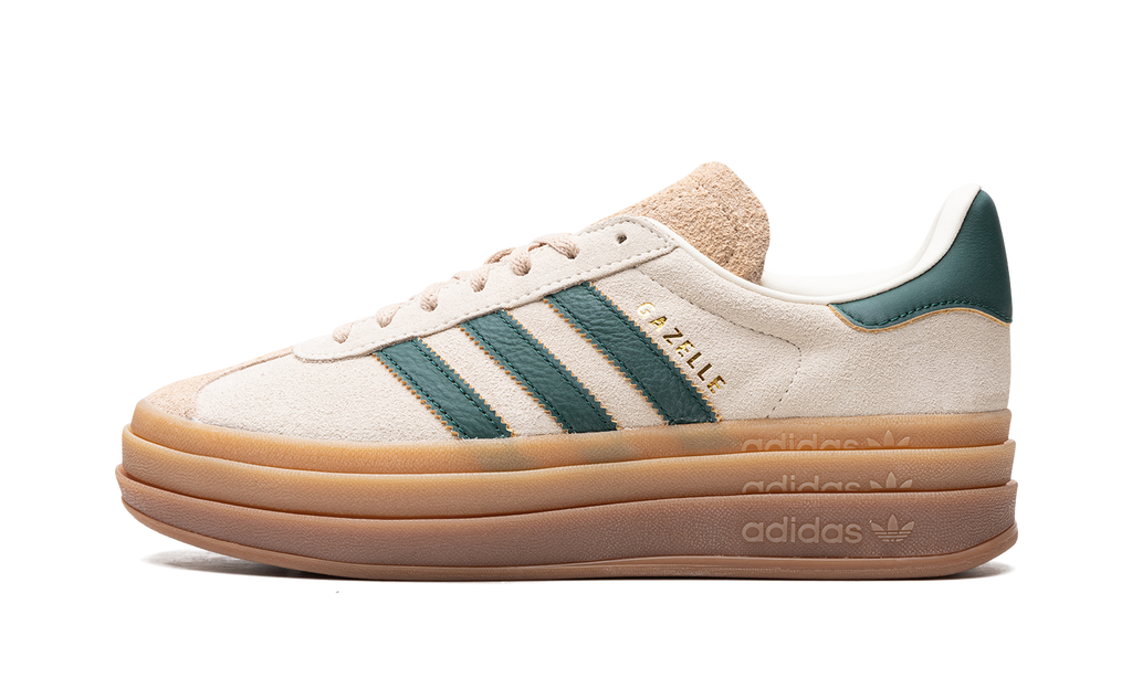 Adidas Gazelle Bold Magic Beige Collegiate Green - 365 Sneakers