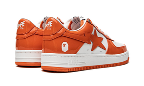 Bape Sta Patent Leather Orange White