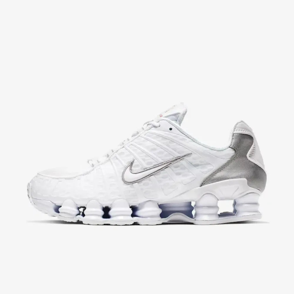 Nike Shox TL White Metallic Silver