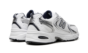 New Balance 530 White Silver Navy