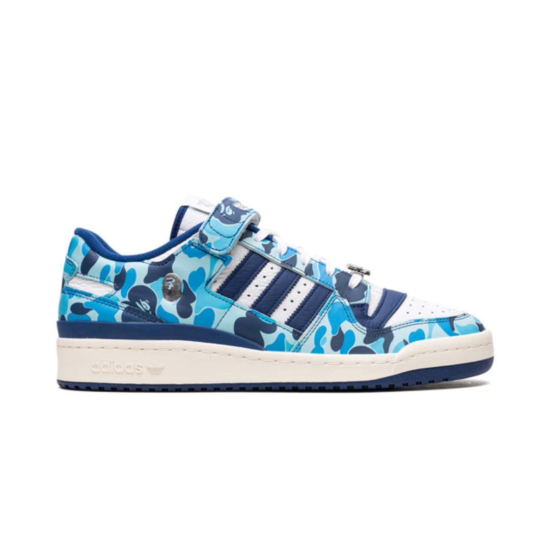 Adidas Forum 84 Low Bape 30th Anniversary Blue Camo - 365 Sneakers