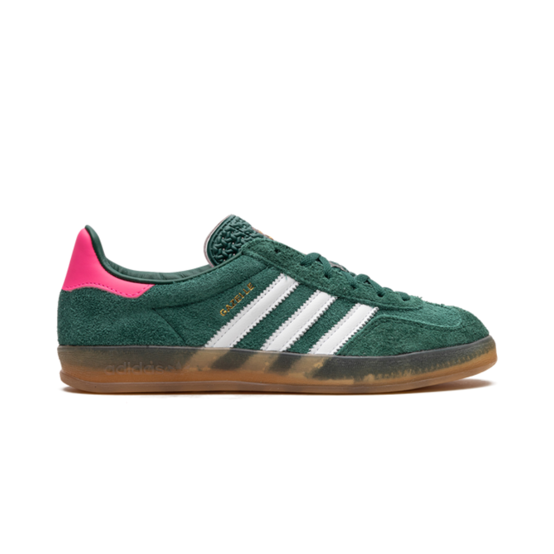 Adidas Gazelle Indoor Collegiate Green Lucid Pink - 365 Sneakers