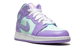 Jordan 1 Mid Purple Aqua