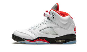 Jordan 5 Retro Fire Red Silver Tongue