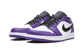 Jordan 1 Low Court Purple White