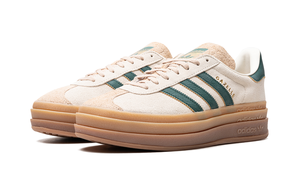 Adidas Gazelle Bold Magic Beige Collegiate Green - 365 Sneakers