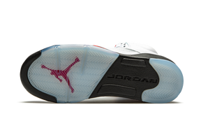 Jordan 5 Retro Fire Red Silver Tongue