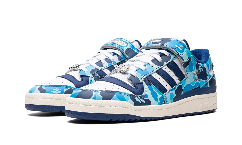 Adidas Forum 84 Low Bape 30th Anniversary Blue Camo - 365 Sneakers