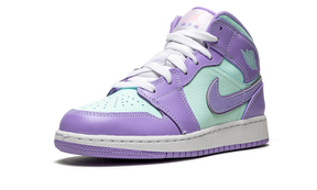 Jordan 1 Mid Purple Aqua