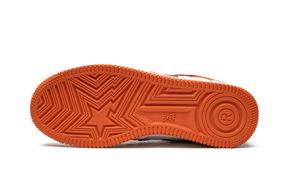 Bape Sta Patent Leather Orange White