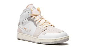 Jordan 1 Mid Craft Inside Out White Grey