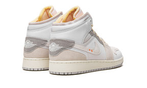 Jordan 1 Mid Craft Inside Out White Grey